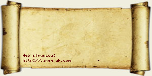 Danica Beljić vizit kartica